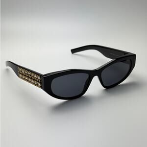 BRAND NEW Givenchy Sunglasses GV40078I 01A Shiny Black/Gold Women